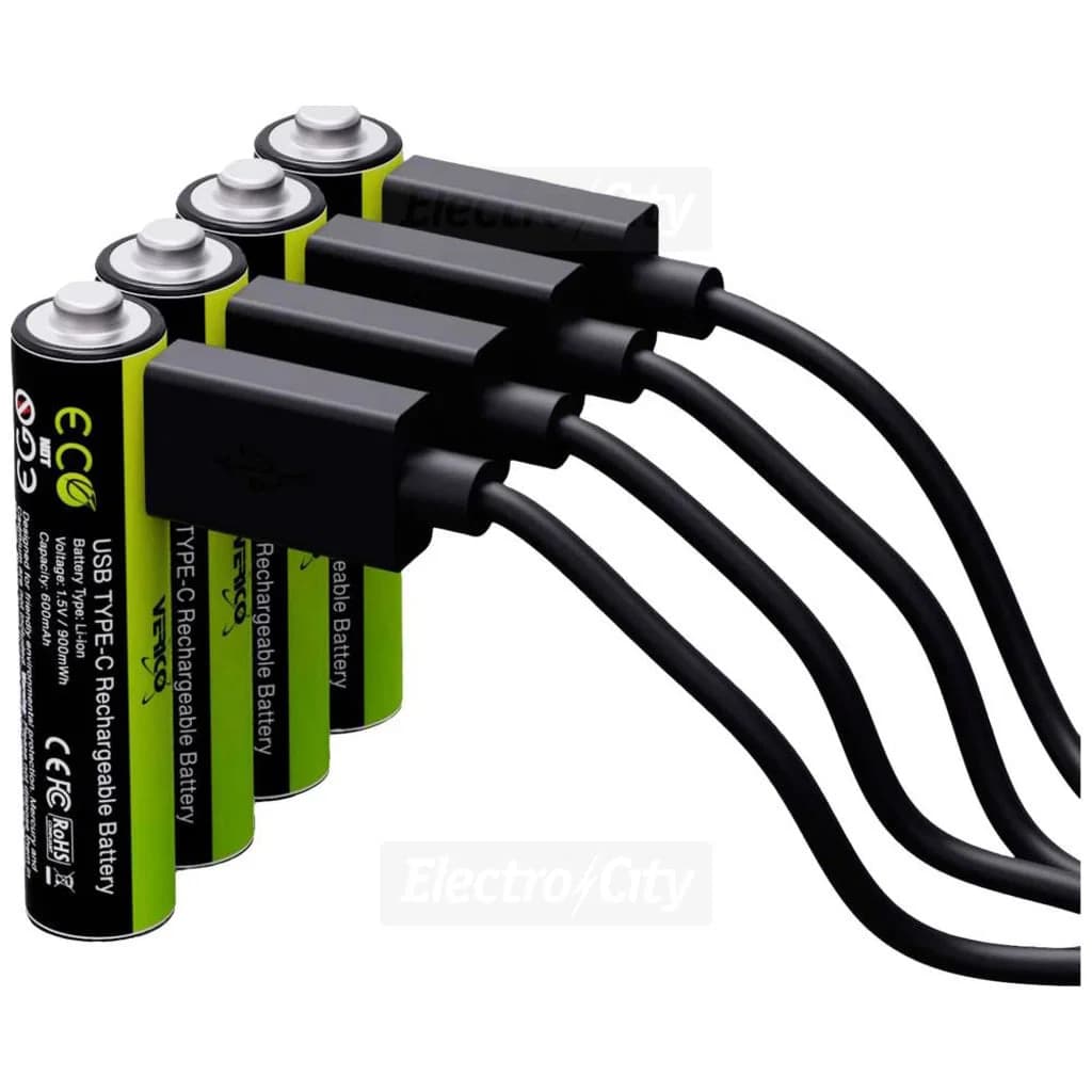 Verico LoopEnergy AA Rechargeable Lithium Batteries | 4-Pack