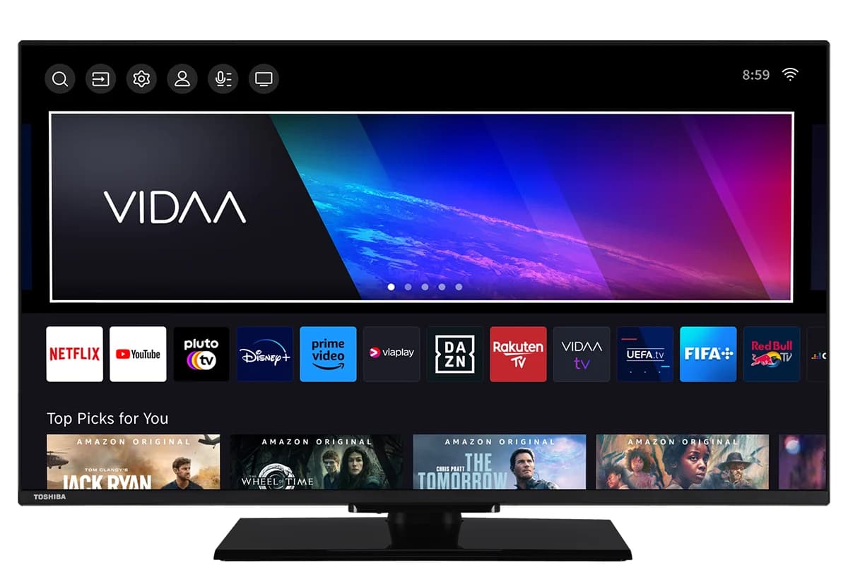 Toshiba 40" Full HD VIDAA Centre Stand | 40LV3463DB