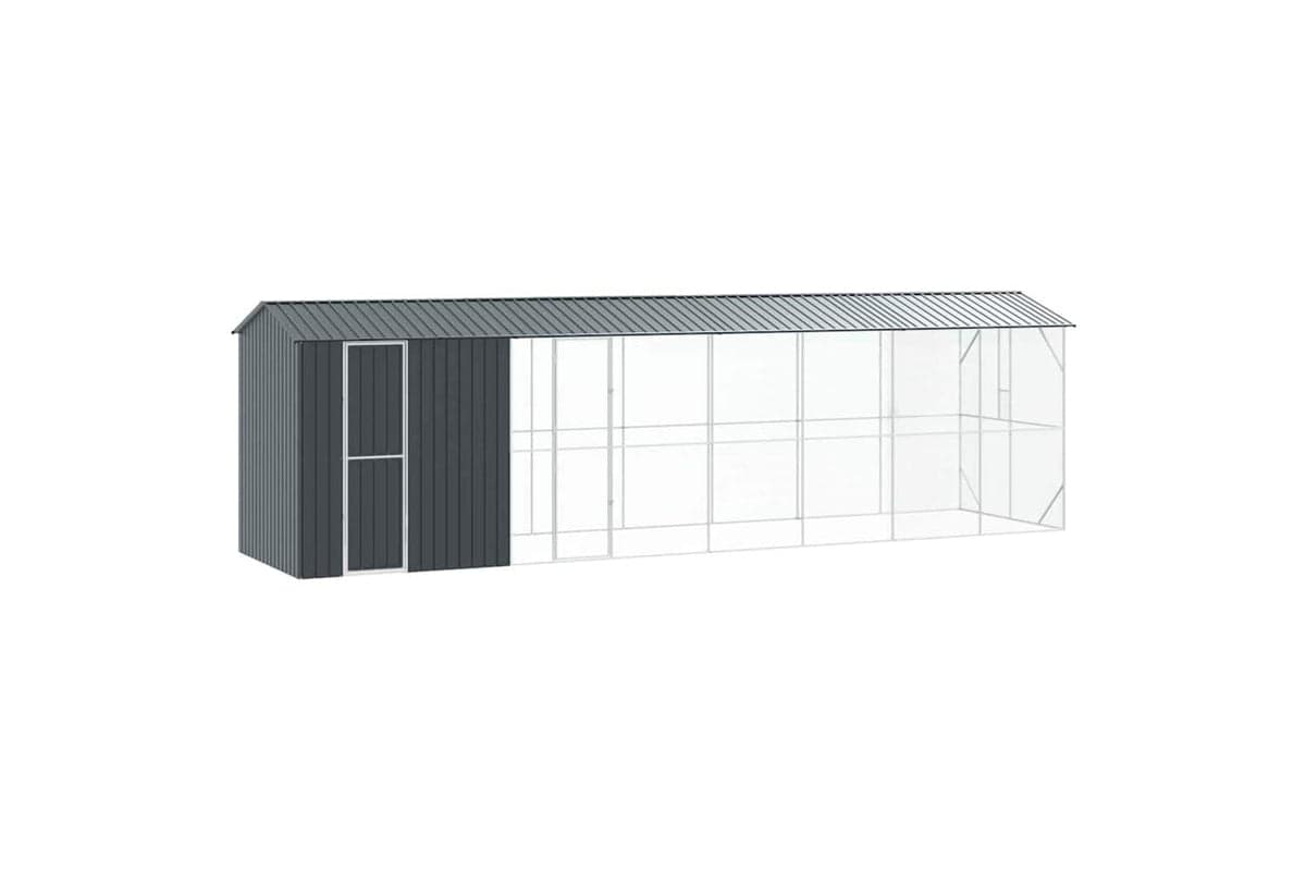 Bird Cage Anthracite 860 X 208 X 247 Cm Galvanised Steel