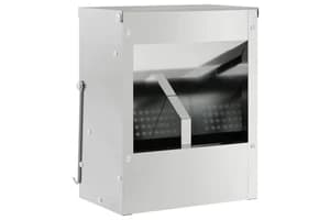 Vidaxl Rabbit Feeder Silver 20 X 125 X 25 Cm Galvanised Steel