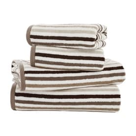 Linear Stripe Towel Natural