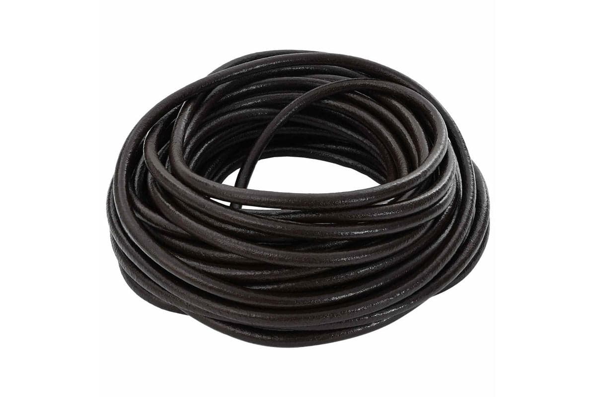 Vidaxl Leather Cord 1 Dark Brown 4 Mm X 5 M Leather