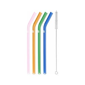 ZWILLING J.A. HENCKELS Coloured Glass Straw Set