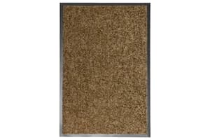 vidaXL 323433 Doormat Washable Brown 40x60cm