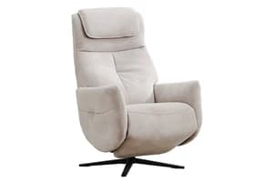 Bowden Armchair | Power Massage Recliner | Fabric | Beige