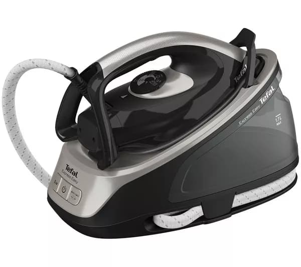 TEFAL Express Easy SV6140 Steam Generator Iron - Black & Grey