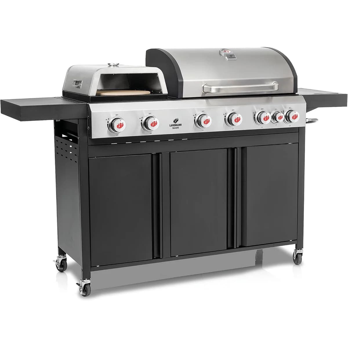 Landmann Caliano 6.1 Cast Iron Gas BBQ with Integrated Pizza Oven | 11937