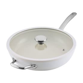 Halo with LaserDefense™ Non Stick Ceramic Frying Pan with Lid 30cm