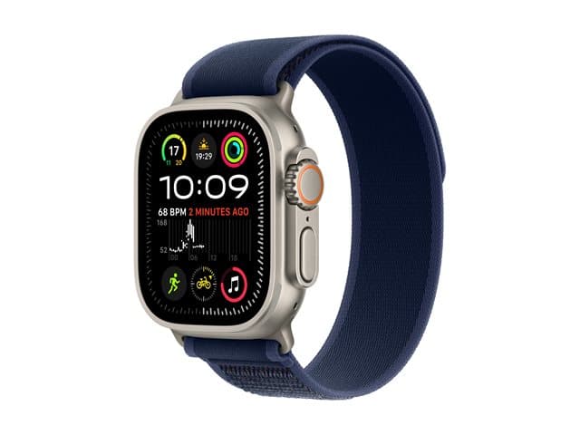 APPLE - Watch Ultra 2 - natural titanium - smart watch with Trail Loop - blue - 64 GB