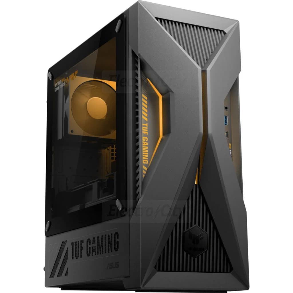 ASUS TUF Gaming T500 Gaming Desktop | Intel Core i5, 16GB RAM, 1TB SSD, NVIDIA RTX 5060 | Solar Eclipse Grey