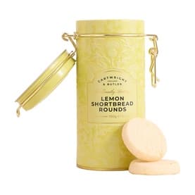Lemon Zest Shortbread Rounds in Tin 150g