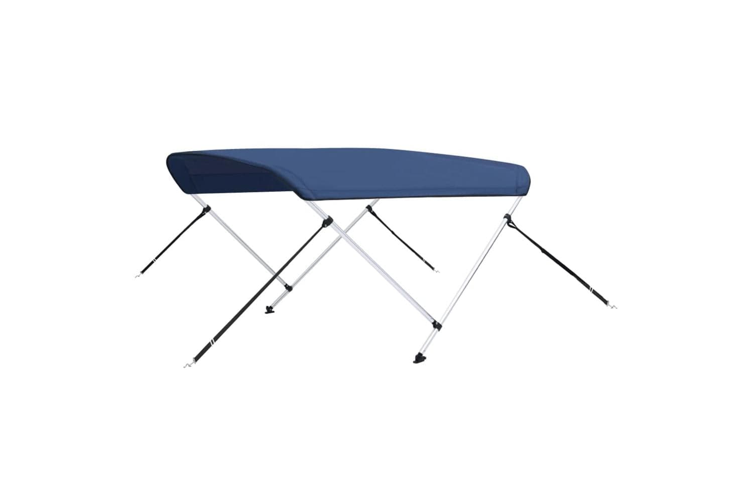 vidaXL 93127 2 Bow Bimini Top Navy Blue 180x130x110cm