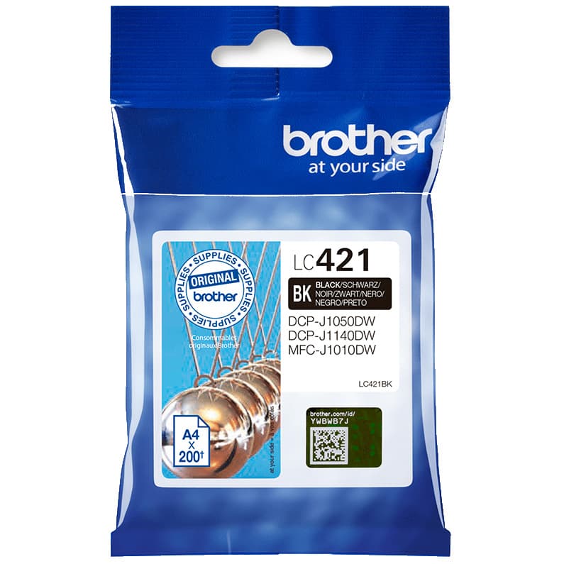 BROTHER Lc421 Black Ink Cartridge...