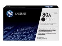 HP - 80A - black - original - LaserJet - toner cartridge (CF280A)