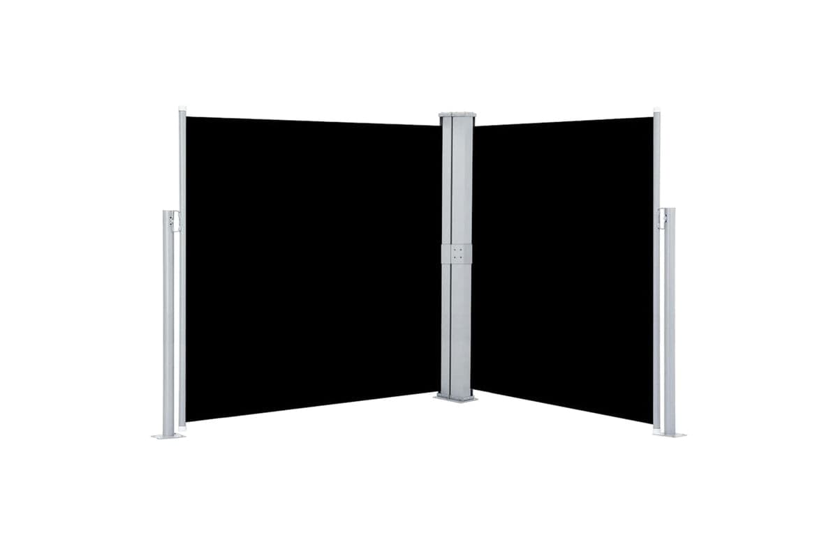 vidaXL 48454 Retractable Side Awning Black 140x600cm