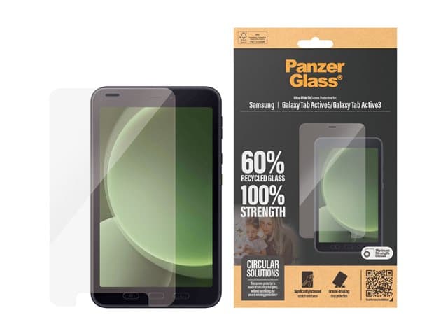PANZERGLASS - screen protector for tablet - ultra-wide fit