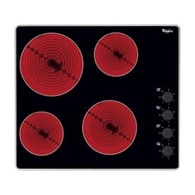 60cm Ceramic Hob with Black Glass Black
