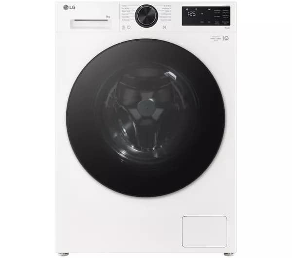 LG Series 3 Counter-Depth MAX F2X50S9TWB WiFi-enabled 9 kg 1200 Spin Washing Machine - White