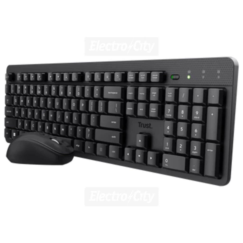 Trust Ody II Wireless Keyboard & Mouse Set | Black