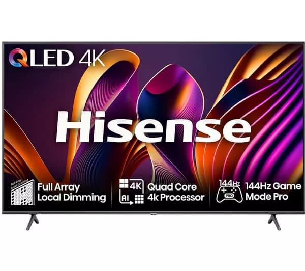 HISENSE 75E7NQTUK PRO 75" Smart 4K Ultra HD HDR QLED TV with Amazon Alexa