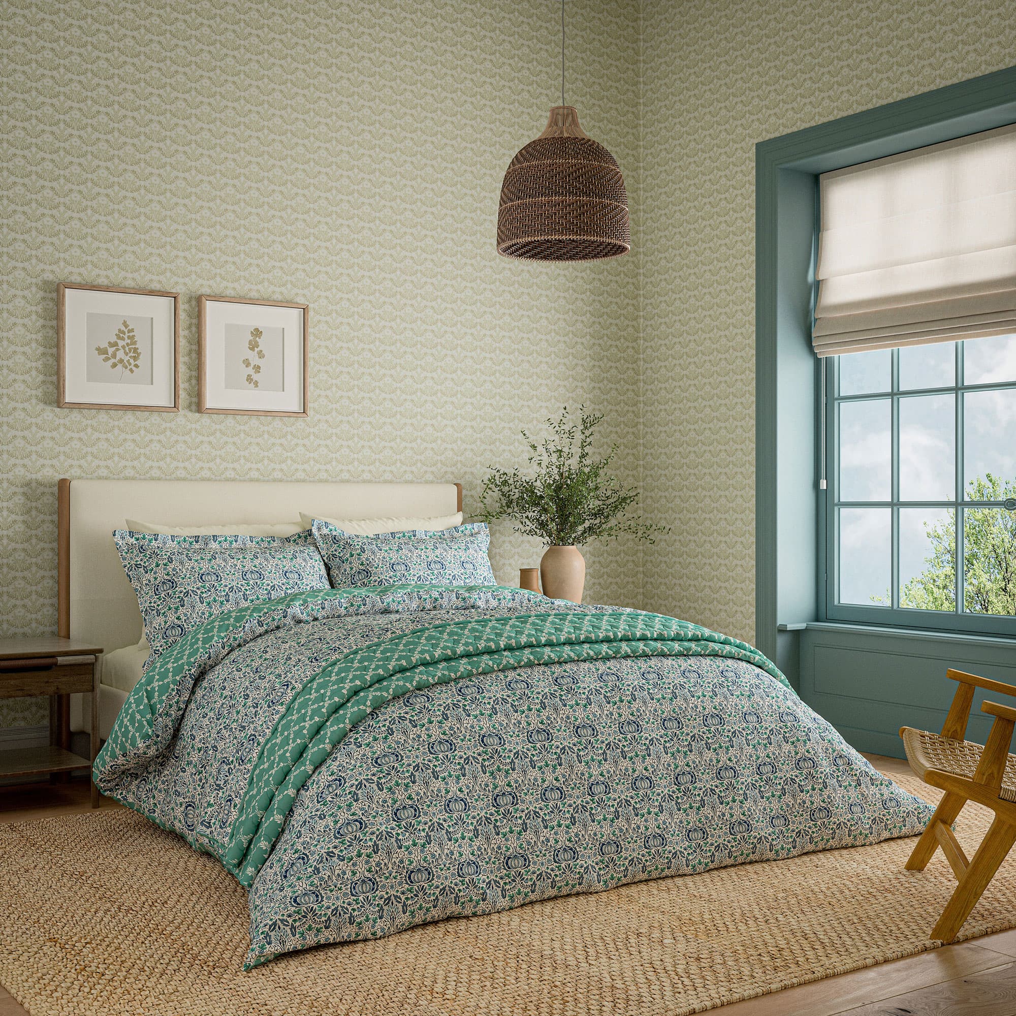 Little Chintz Coordinated Bedding Blue