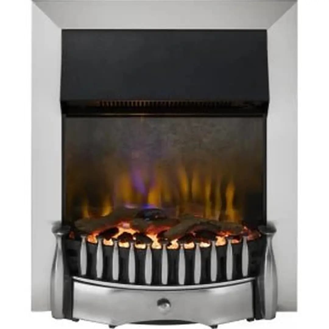 Dimplex Braemer Optiflame Inset Electric Fire | Chrome