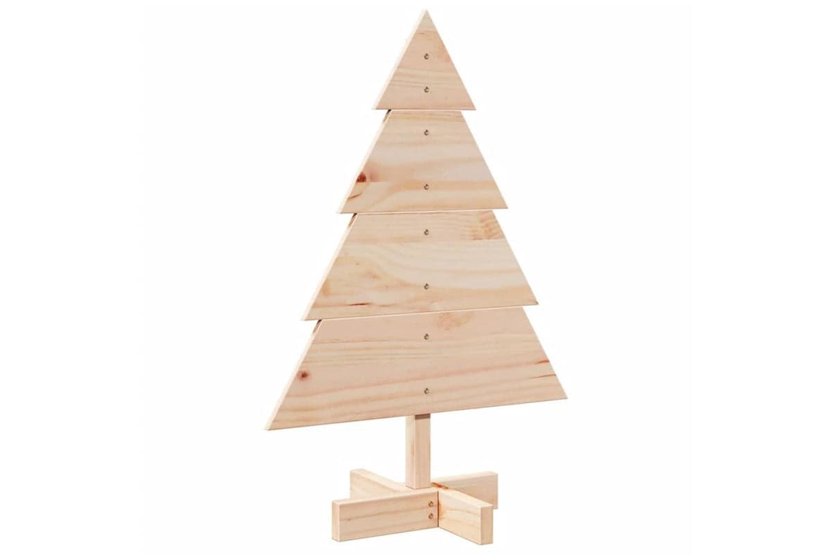 Vidaxl Wooden Christmas Tree For Decoration 70 Cm Solid Wood