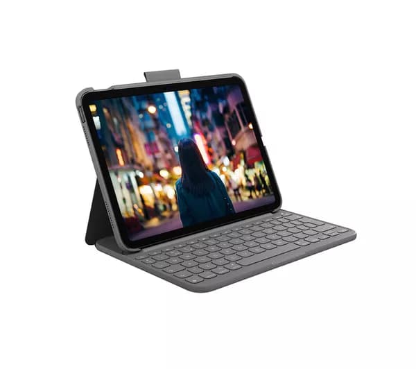 LOGITECH Slim Folio for iPad (10th gen & A16) Keyboard Case - Graphite