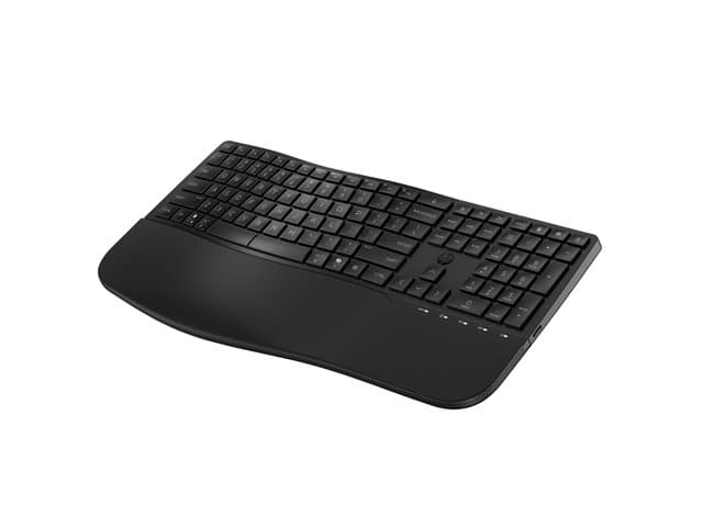 HP - 685 - keyboard - dual mode, 3-zone layout, multi-device, 23 programmable keys, OS Auto-Detection, low profile key travel - 100% full size - UK - black Input Device