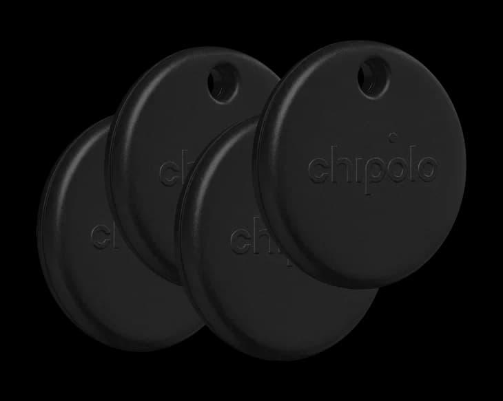 Chipolo POP Bluetooth Tracker Pack of 4 - Black | RWS.0000007.000