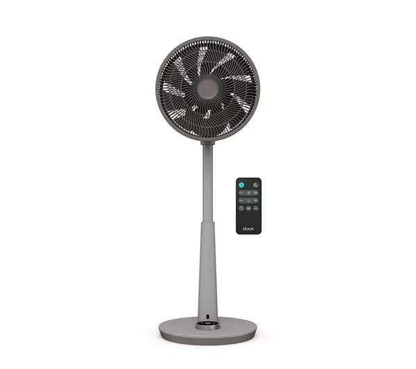 DUUX Whisper 2 13.4" Pedestal Fan - Grey