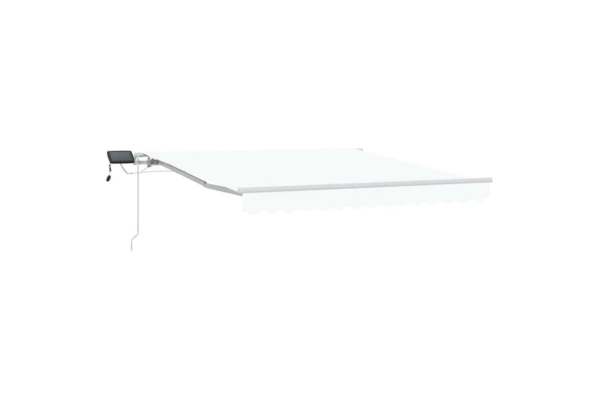Vidaxl Retractable Awning With Manual 350 X 250 Cm Fabric