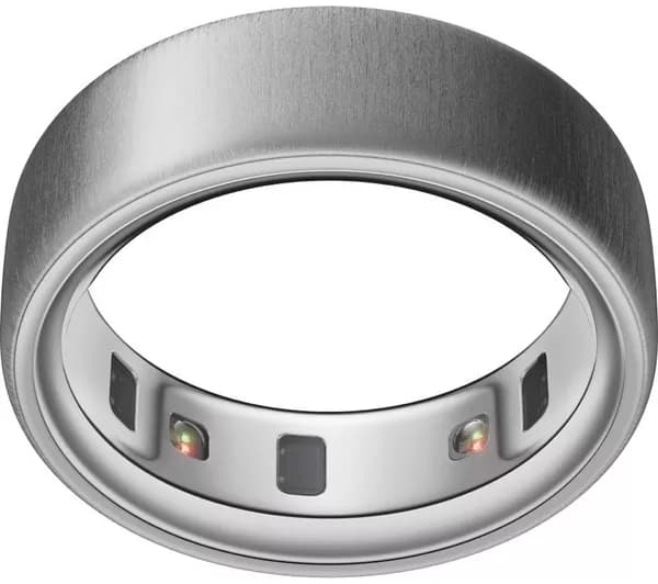 OURA Ring 4 - Brushed Silver, Size 9