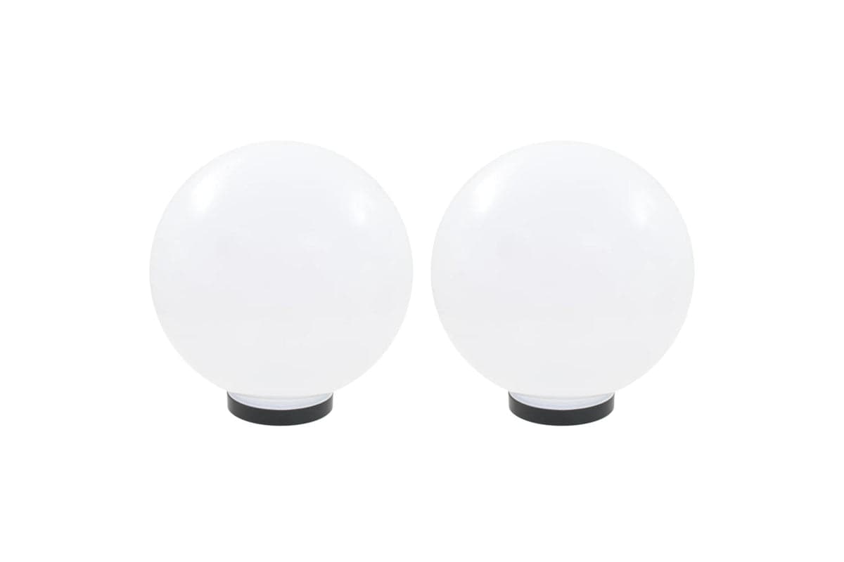 vidaXL 50656 Led Bowl Lamps 2 Pcs Spherical 30cm Pmma