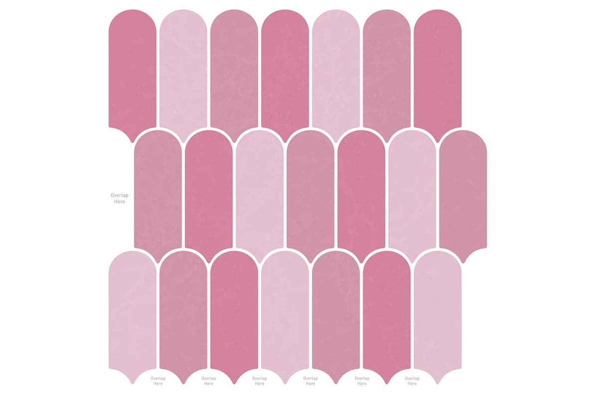Vidaxl Feather Tile 20 Pcs Pink 30 X 30 Cm Polyurethane And Pet