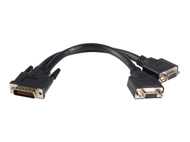 STARTECH.COM - StarTech DMS 59 to VGA Splitter - 8in - DMS 59 to 2x VGA - Y Cable - Monitor Splitter Cable - DMS 59 Cable - DMS 59 to VGA Adapter (DMSVGAVGA1) - VGA cable - 20 cm