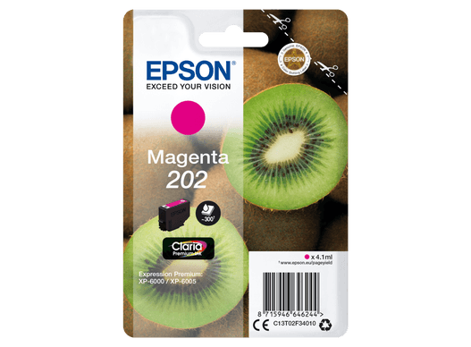 Epson 202 Kiwi Premium Single Ink - Magenta | T02F34010