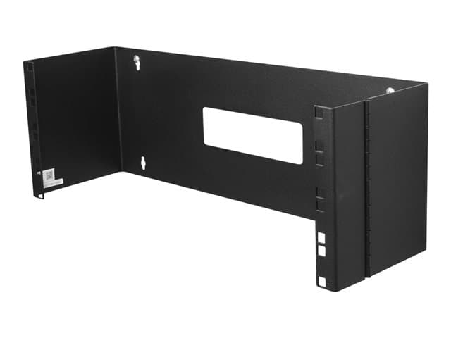 STARTECH.COM - Startech 4U Hinged Wall Mount Patch Panel Bracket - 6 inch Deep - 19" Patch Panel Swing Rack for Shallow Network Equipment- 33lbs (WALLMOUNTH4) - wall mount bracket - 4U - 19"