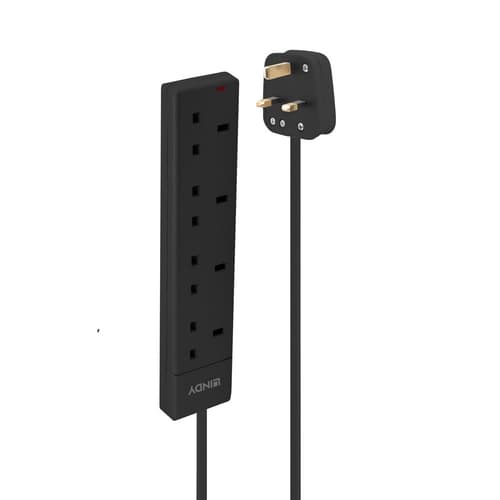 Lindy - 2MMAINS4WAYGANGSOCKETBLACK