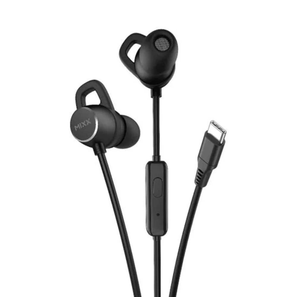 Mixx SoundPort C Type C Earphones Black | MSPC-BK-BK-452