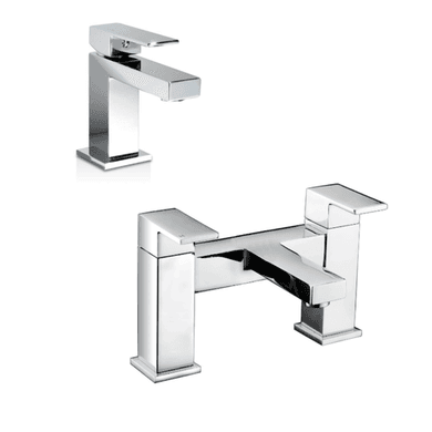 Cube Bath and Basin Tap Pack