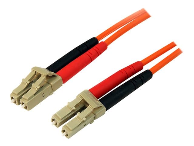 STARTECH.COM - Startech 15m Fiber Optic Cable - Multimode Duplex 50/125 - LSZH - LC/LC - OM2 - LC to LC Fiber Patch Cable - network cable - 15 m - 15 m - orange