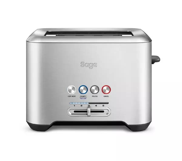SAGE A Bit More 2-Slice Toaster - Silver