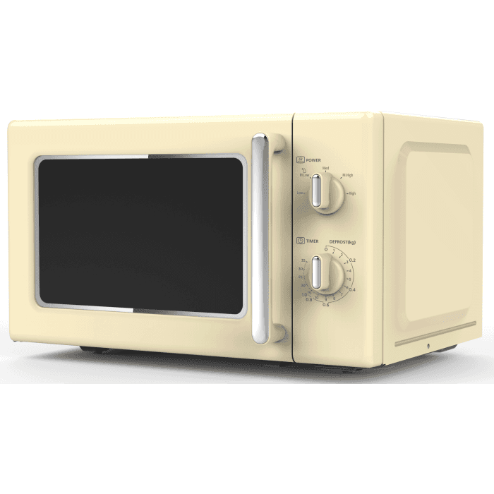 Powerpoint P22720MRCR, Retro Microwave, Cream