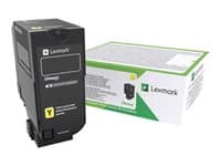 LEXMARK - High Yield - yellow - original - toner cartridge - LCCP, Lexmark Corporate