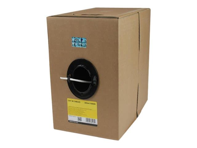 STARTECH.COM - Startech 1000 ft Bulk Roll of White CMR Cat5e Solid UTP Riser Cable - Cat 5e Riser Cable - Cat.5e CMR Ethernet Cable - 24 AWG - White (WIR5ECMRWH) - bulk cable - 304.9 m - white