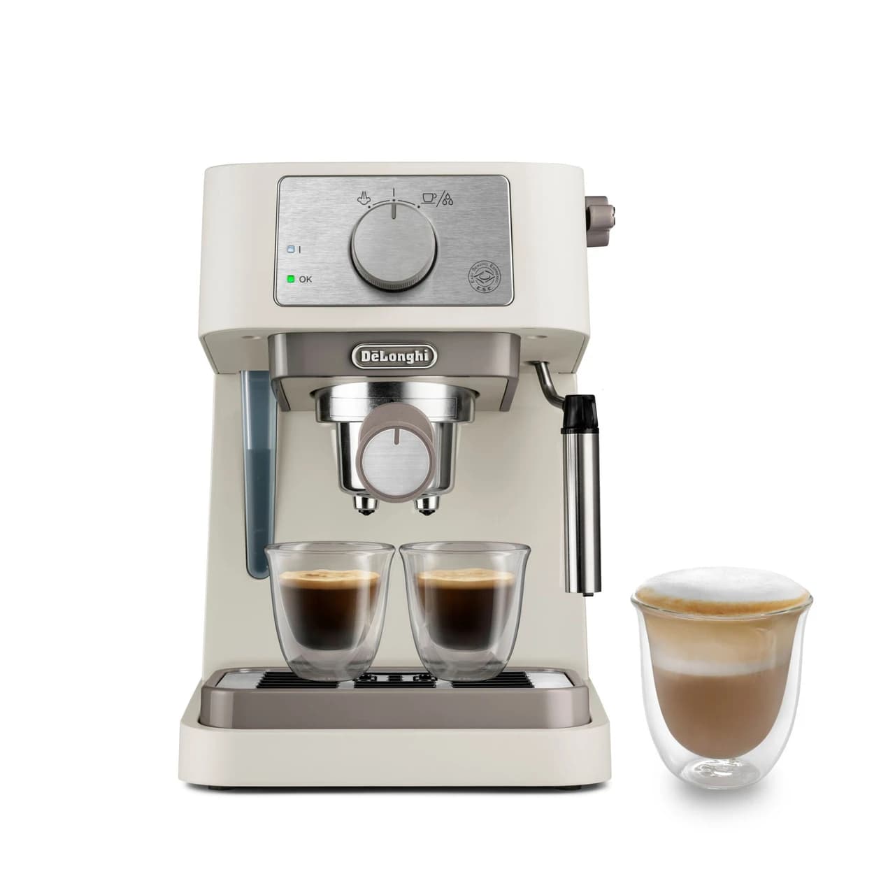 De'Longhi EC260.CR Stilosa Espresso Coffee Machine EC260.CR Cream – Cream