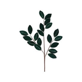Velvet Leaf Spray 67cm