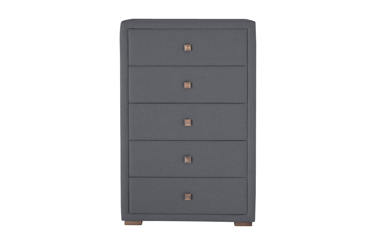 Willow Chest of Drawer | 5 Drawer | Stone