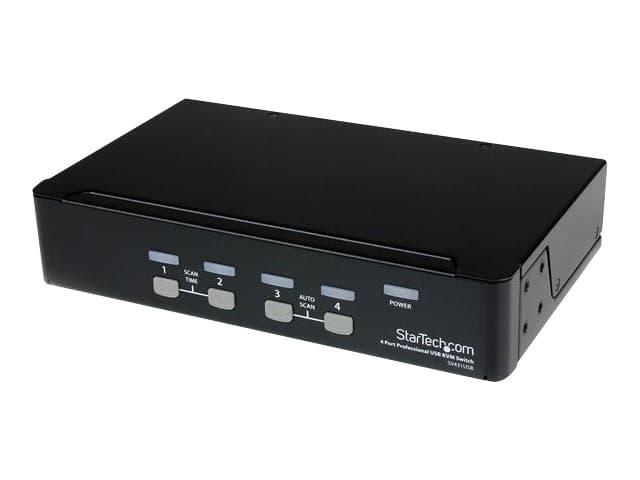 Startech 4 Port Professional VGA USB KVM Switch with Hub